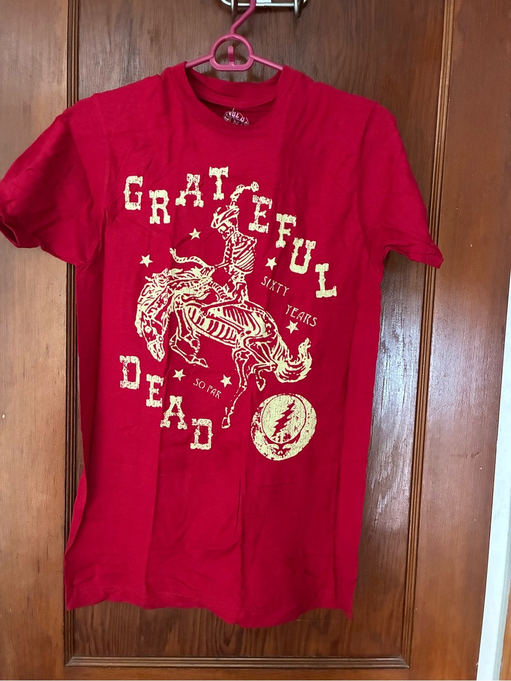 Grateful Dead T-Shirt - Skeleton Cowboy- 60 Years So Far 💀💀🌹🌹